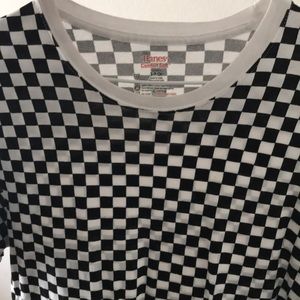 Supreme x Hanes Checkered T-Shirt